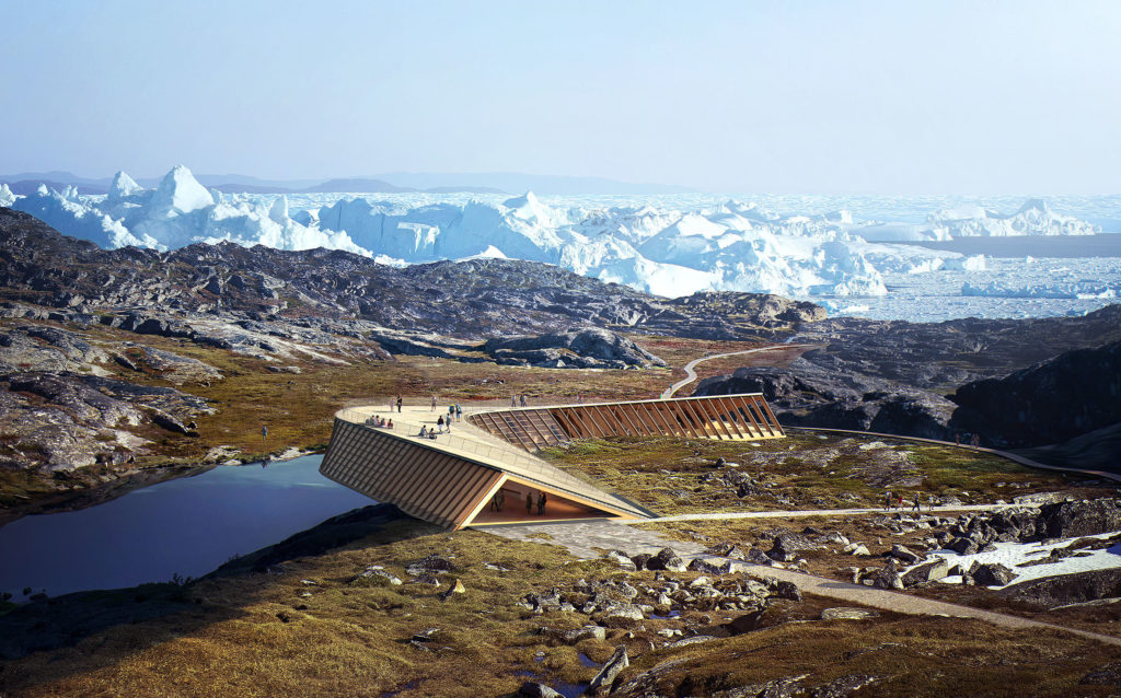 Som ”en sneugles flugt gennem landskabet” – tanken er, at bygningen skal påvirke det skrøbelige landskab mindst muligt (billedkreditering: Image by Mir)